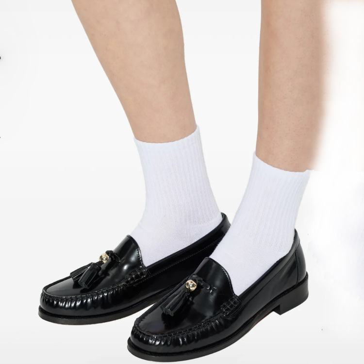 Formal Wear Women'S Loafers - Damen Lackleder-Quastenloafer zum Hineinschlüpfen mit Goldbeschlägen