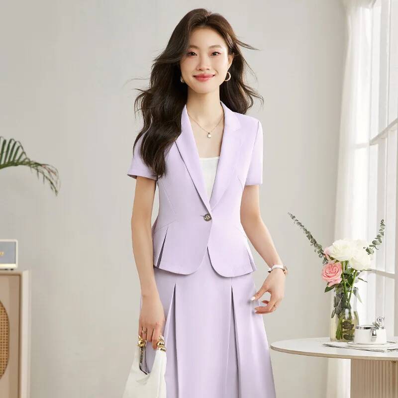 Women Formal Wear For Interview - Formelle, elegante Business-Anzüge mit Rock und