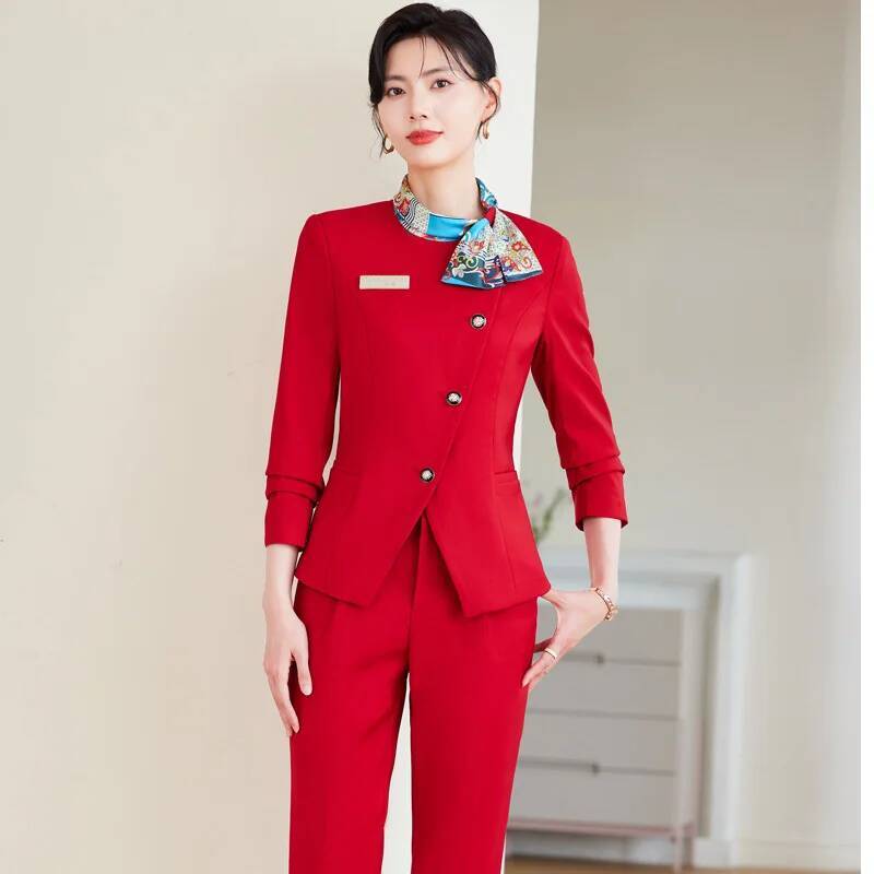 Women Formal Wear Trousers - Plus Size Formale elegante Stile Hosenanzüge