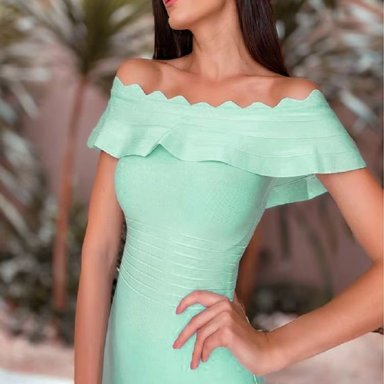 Formal Wear For Women Xl - HQBORY Sommer Damen Langes Bandage-Kleid mit