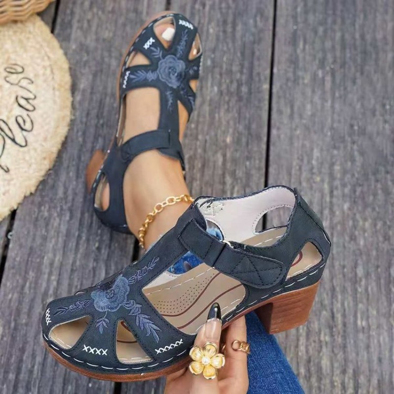 Damen-Sandalen mit mittelhohem – Women Formal Wear Footwear Bewertung und Preis