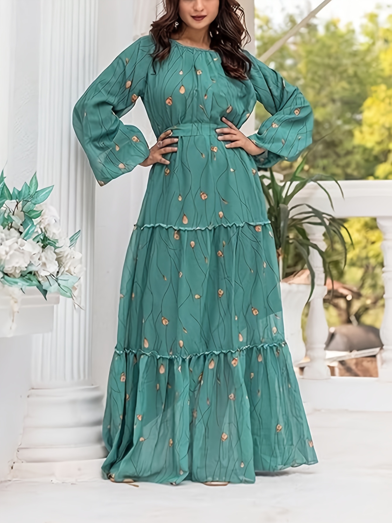 Elegantes Nahöstliches Grünwal – Women'S Green Formal Wear Bewertung und Preis