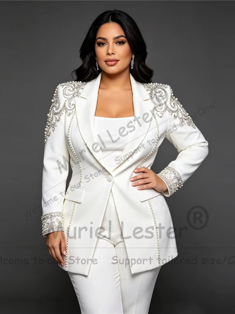Handgefertigter Damenanzug ode – Blazer Set Women Formal Bewertung und Preis