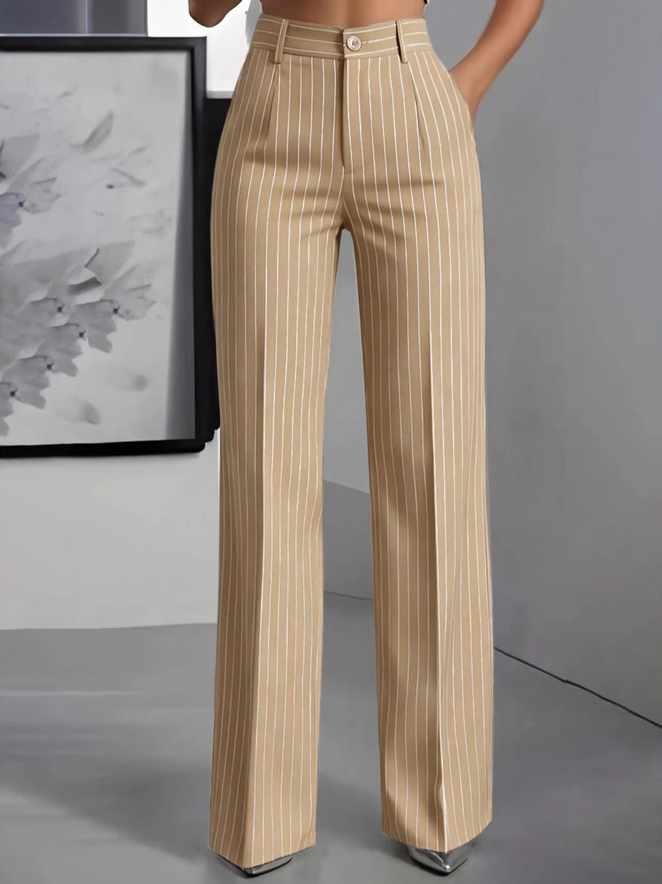 Elegante Hochtaillierte Gerade – Female Formal Wear Bewertung und Preis