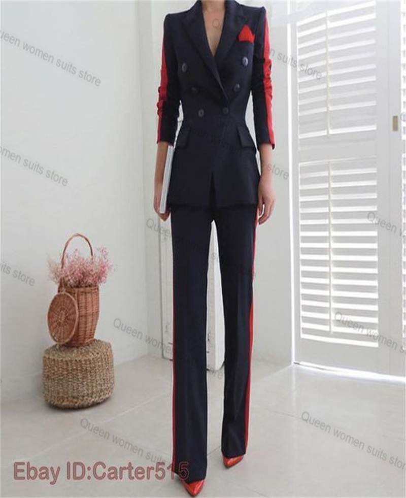 Rot Schwarz Herbst Frauen Anzu – Women Formal Wear Trousers Bewertung und Preis