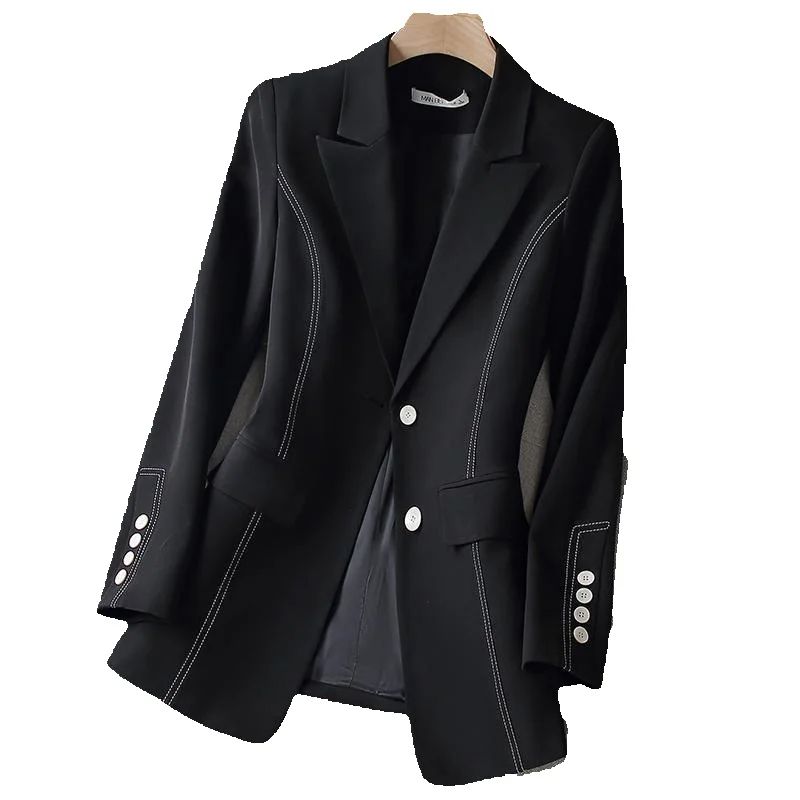 Neue modische Damen-Blazer in  – Women Formal Wear Black And White Bewertung und Preis