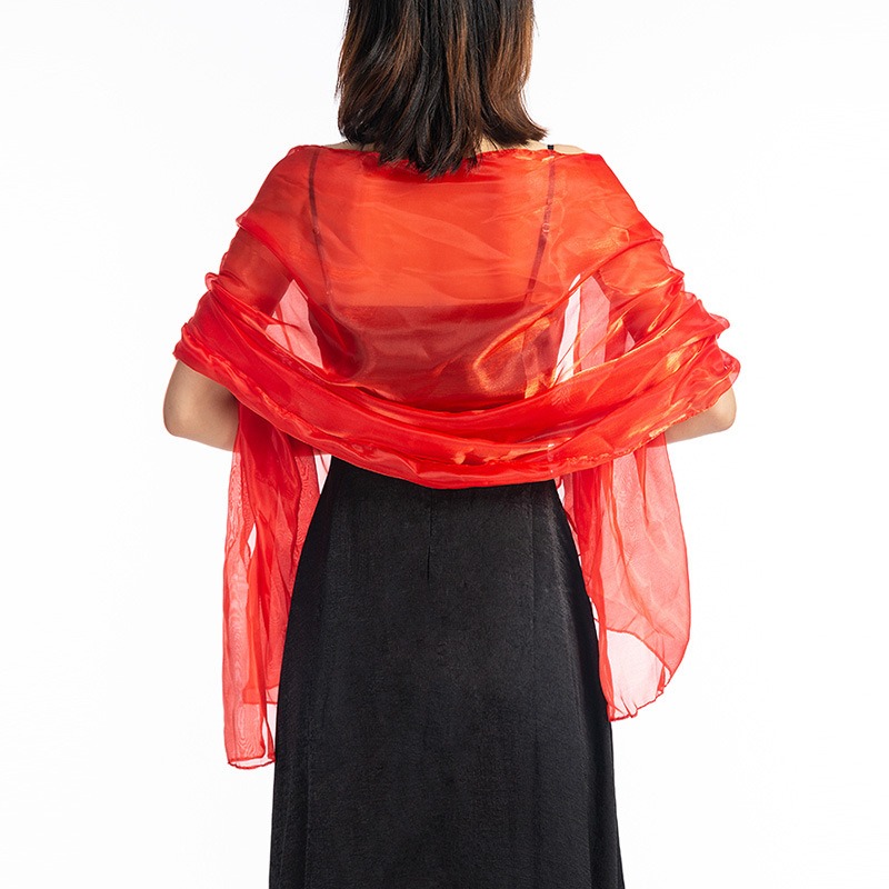 Eleganter Einfarbiger Schal fü – Female Formal Wear Bewertung und Preis